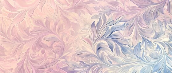 Elegant Pastel Floral Abstract Background Design