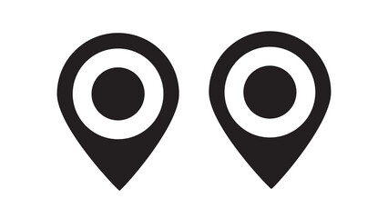 location icon. map icon. gps icon. address icon. 