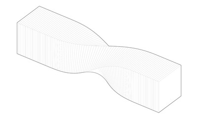 Minimalist Aesthetic: The simplicity of the design, with its clean lines and lack of color, contributes to a minimalist and modern aesthetic.