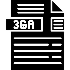 3GA File Format Icon