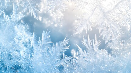 Close up of abstract frost pattern. detailed abstract winter background texture 