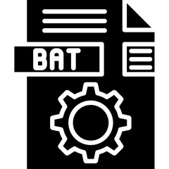 BAT File Format Icon