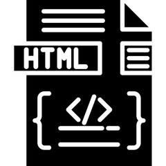 HTML File Format Icon