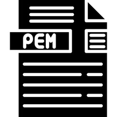 PEM File Format Icon