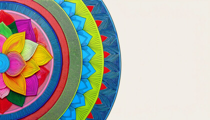 Fototapeta premium background with circles with copyspace