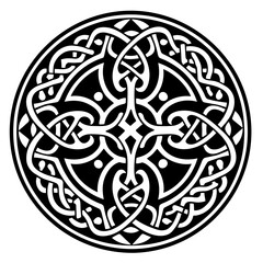 Celtic Circle Ornament – Celebrate the Beauty of Ancient Symbolism with This Intricate Design. Ideal for T-Shirts, Tattoos, Home Decor, or Spiritual Art. Let This Unique Piece Inspire