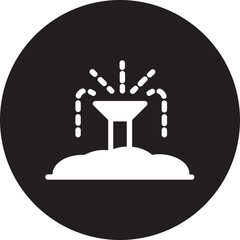 irrigation glyph icon