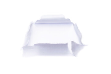 ripped paper with isolated background for your design background