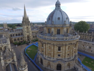 Oxford with drone.