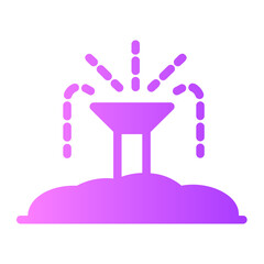 irrigation gradient icon