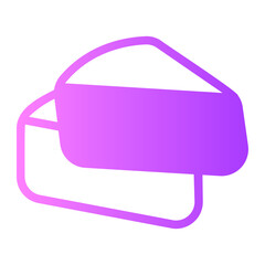 cheese gradient icon