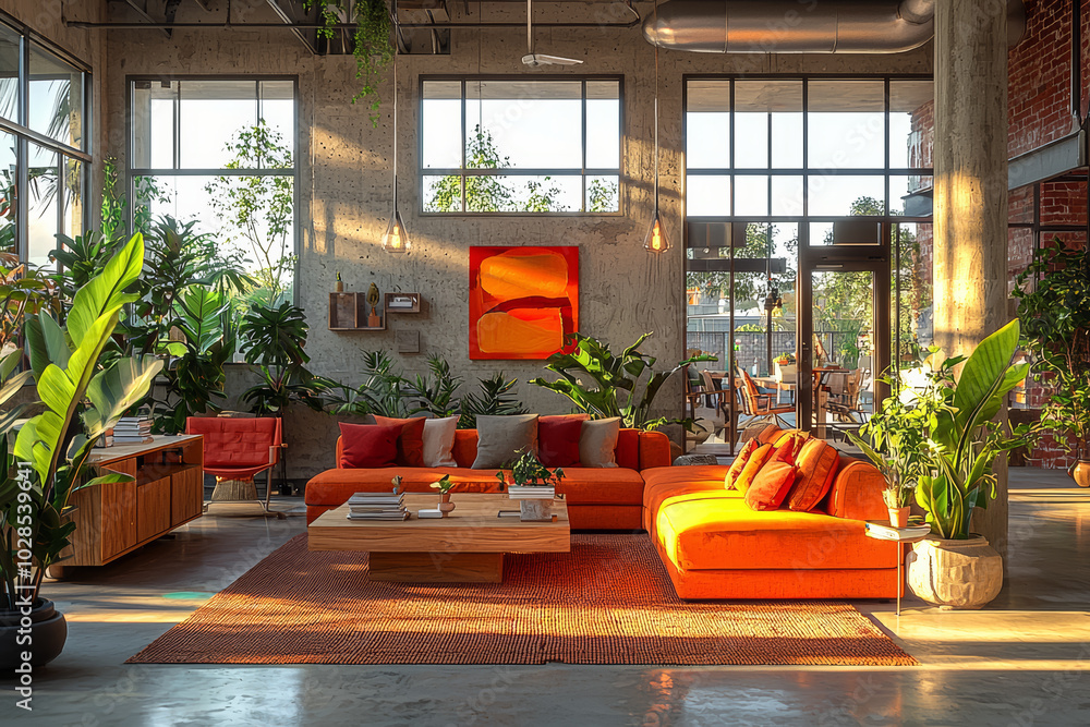 Aufkleber photos of coworking spaces with diverse teams collaborating foster a sense of inclusion in modern wo