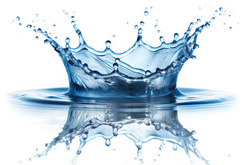 Water Splash isolated on white background