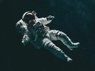 Fototapeta premium Astronaut Falling into the Void