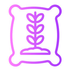 wheat gradient icon