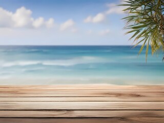 beach with palm trees