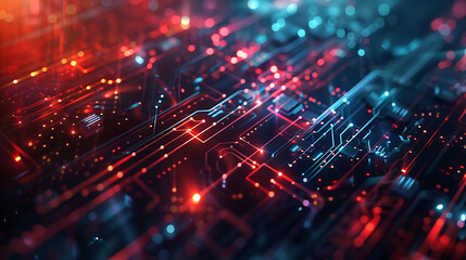 Obraz premium abstract technology background