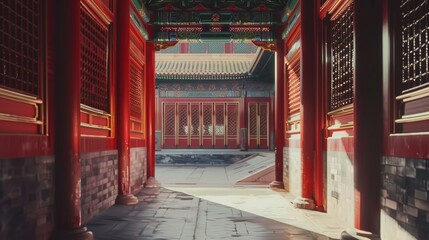 Fototapeta premium Exploring the Beauty of Forbidden City in Beijing