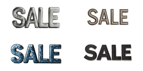 Obraz premium Sale Text Effects: 3D Typography and Design