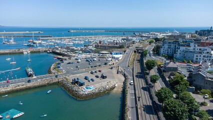 Fototapeta premium Aerial View of Dun Laoghaire, Ireland