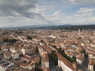 Obraz premium Aerial view of Verona, Italy with Verona Arena.