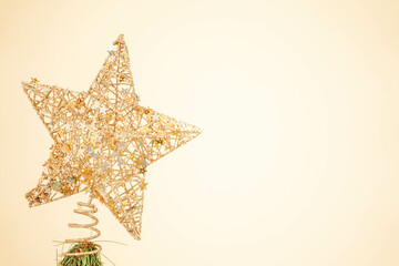 estrella del árbol de navidad