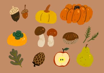 가을에 어울리는 식재료