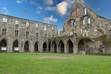 Ruin of Villers Abbey former Cistercian abbey located in Belgium