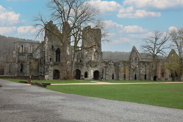 Ruin of Villers Abbey former Cistercian abbey located in Belgium