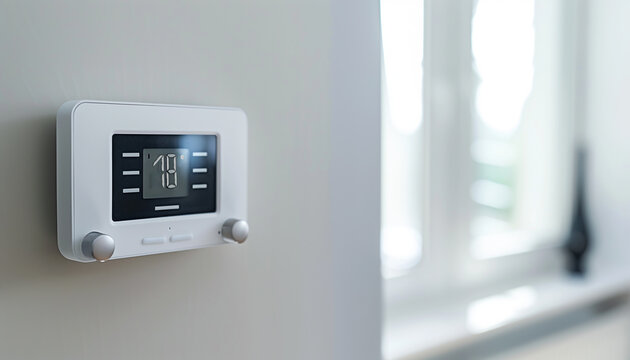 Thermostat de radiateur convecteur electronique avec &eacute;conomie d'argent