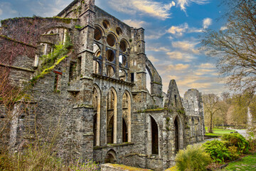 Ruin of Villers Abbey former Cistercian abbey located in Belgium
