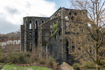 Ruin of Villers Abbey former Cistercian abbey located in Belgium