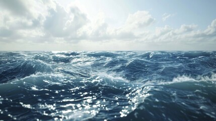 Fototapeta premium Synthetic Ocean Current Generator Conceptual Image