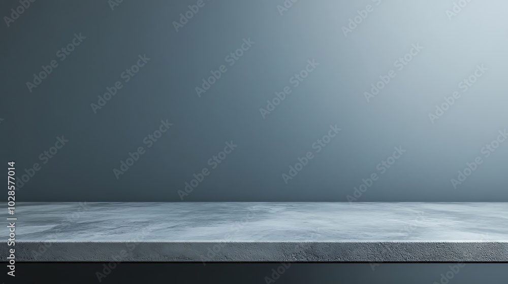 Wall mural plain and clean grey surface with empty text placeholder