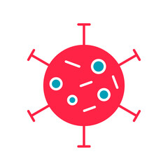 Bactery Icon, Unicelluler, microbactery, microbe