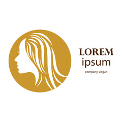 women's beauty and hair care logo design