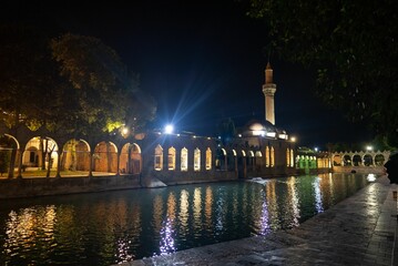 Abraham's pools in Sanliurfa, Turkey © Wirestock