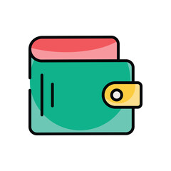 Wallet vector icon