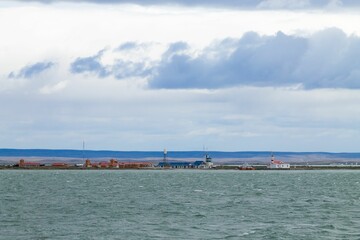 Punta Delgada lighthouse view, Chilean cross border.