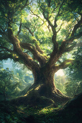 Fototapeta premium Tree background, tree low shot angle 