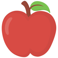 red apple cartoon illustration