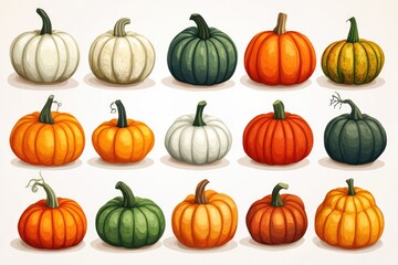 collection of pumpkins