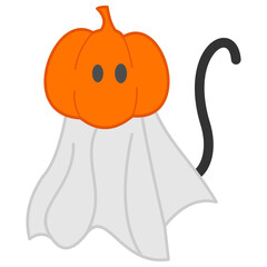 Cat Ghost Vector