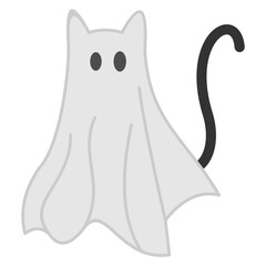 Cat Ghost Vector