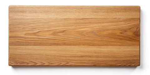 Fototapeta premium oak solid lamellar furniture board on a white background