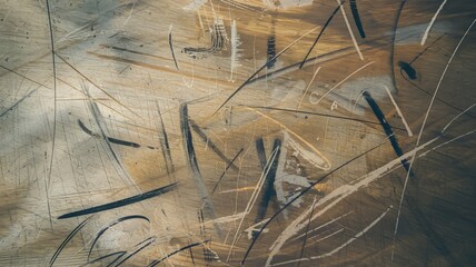 Abstract Scratched Metal Texture with Warm Tones Background image.