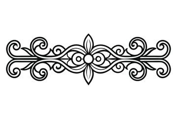 Elegant Ornamental Border Design.