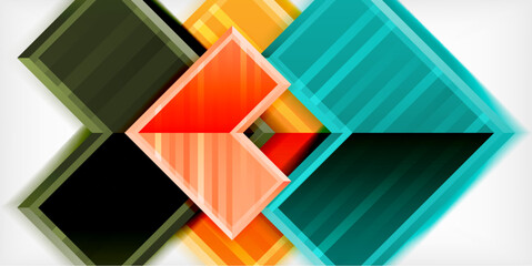 Arrow geometric abstract vector background. Vector Illustration For Wallpaper, Banner, Background, Card, Book Illustration, landing page