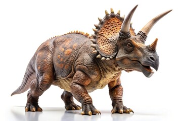Pachyrhinosaurus dinosaur using forced perspective