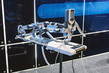 Apparatus for therapy of continuous passive development of joints